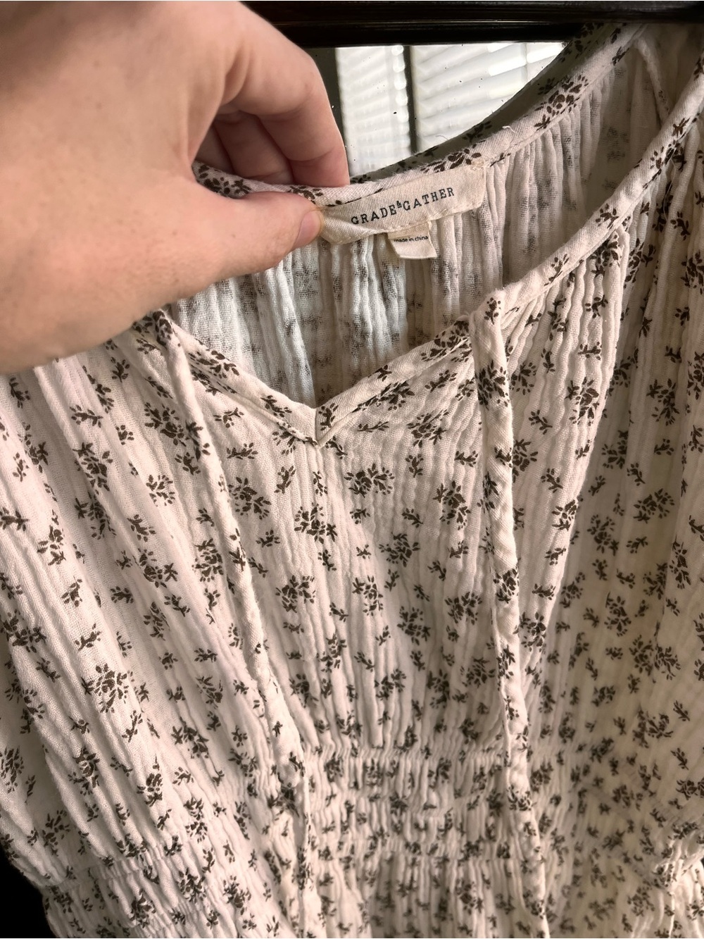 Neuflora cotton gauze dress - Picture 3 of 3